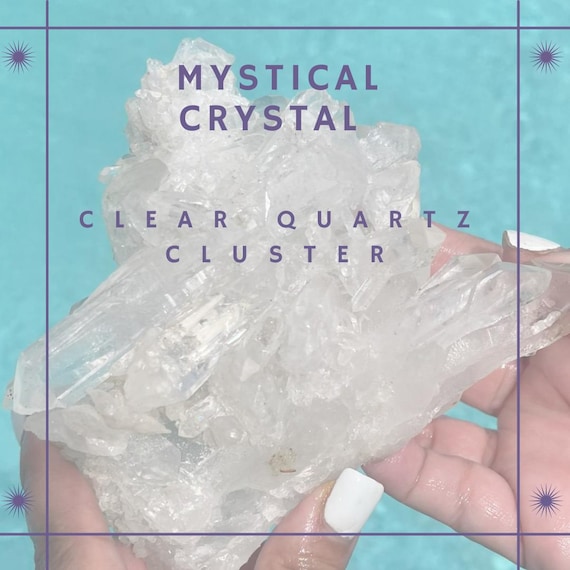 Mystical Crystal: Clear Quartz Cluster