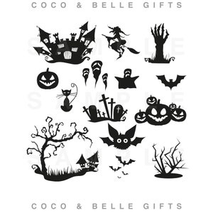 Halloween Bundle SVG, Halloween Witch svg,Halloween Ghost svg,Halloween Vector,Halloween Silhouette,halloween svg files,Halloween Bundle