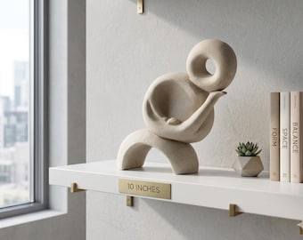Pensive Man Ceramic Sculpture