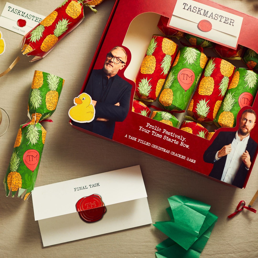 Taskmaster Christmas Crackers Dinner Party Game Etsy