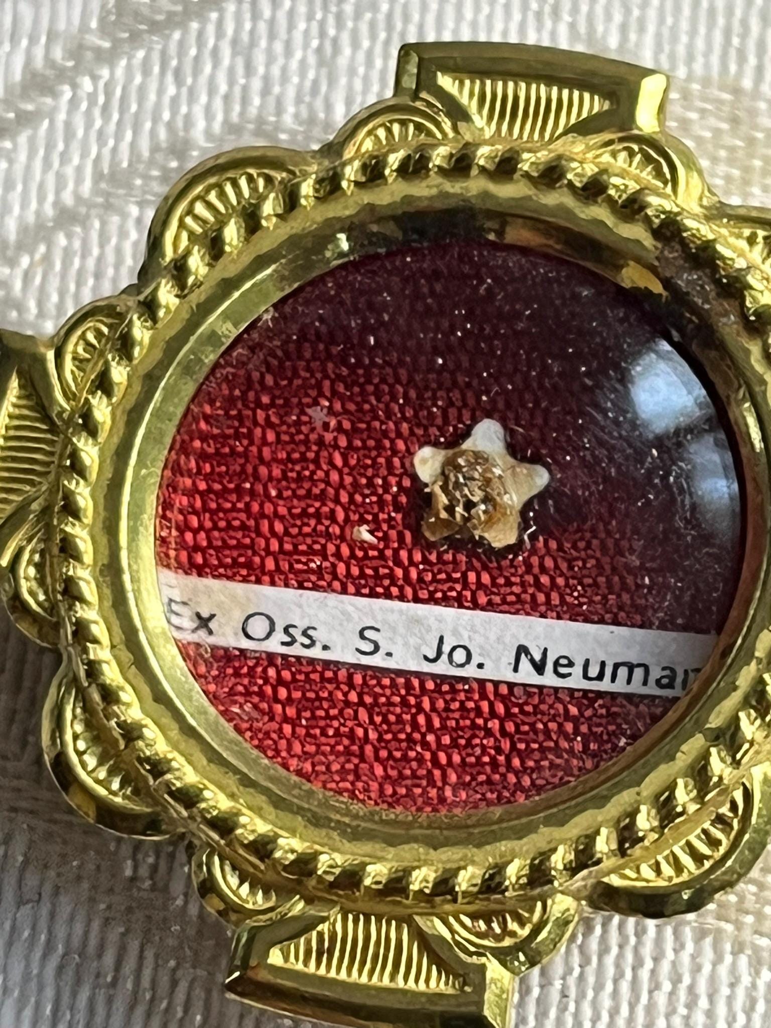 Reliquary Theca With Relics of Redemptorist St.john Neumann, the