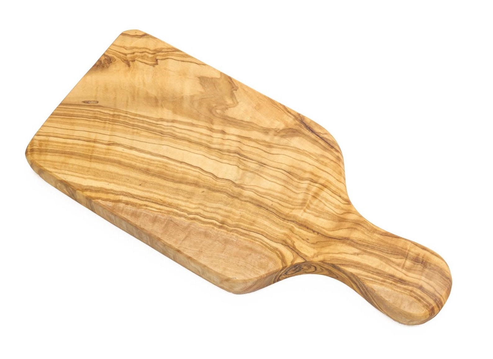Olive wood cutting board with handle Etsy