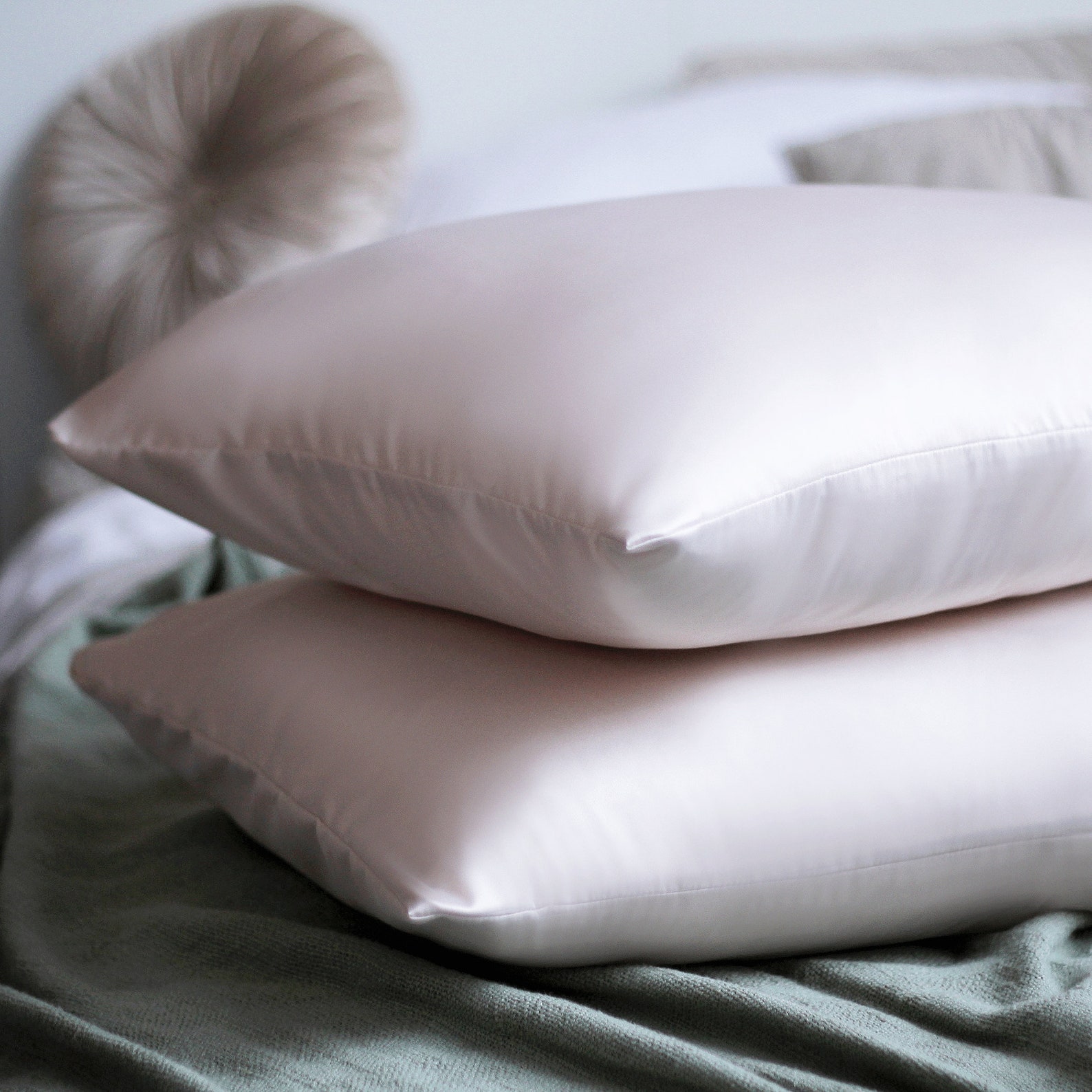 Silk pillowcases set of 2 Satin pillow cases for hair and Etsy