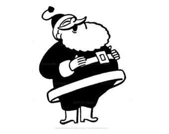 Santa Claus Svg, Santa Claus Clipart, Santa Svg, Santa Png, Santa Clipart, Christmas Svg, Christmas Clipart, Santa Wall Art, Cricut cut file