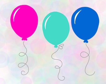 Palloncini SVG, Palloncini PNG, Party SVG, Birthday Svg, Birthday Balloons Svg, Happy Birthday Svg, Cricut Balloons Svg, Balloons Clipart, Dxf Eps
