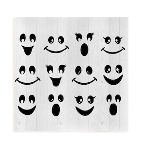 SVG Bundle, Cartoon Faces Svg, Cartoon Svg Bundle, Vector, T shirt Svg Bundle, Smiley Faces Svg, Smiley Face Bundle, SVG Files, Cricut Files