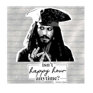 Johnny DeppSVG, Johnny Depp Svg, Isn&#39;t happy hour Svg, Happy Hour Svg, Johnny Svg, Hersay Svg, Johnny Depp Happy Hour Svg, Johnny Depp Shirt