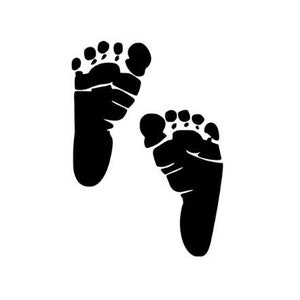 Baby SVG, Baby Foot Print SVG, Baby Instant Download svg, Baby svg For Girls, Baby Foot Print Digital Download, Silhouette Svg, Cricut SVG