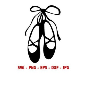 Ballet Slippers SVG, Ballet Svg, Ballet Shoes SVG, Ballerina SVG, Ballerina Shoes Svg, Dxf File, Esp File, Ballerina Slippers Svg, Instant