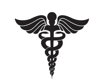 Símbolo médico SVG, Doctor SVG, Enfermera SVG, Caduceo SVG, MD SVG, Estrella de la Vida SVG, Símbolo médico PNG, EPS, DXF, Descarga digital instantánea