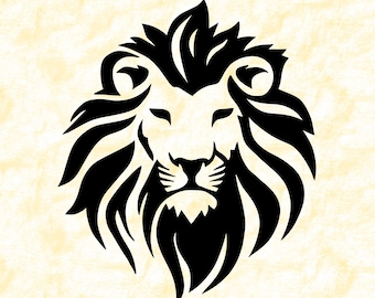 Lion Head SVG, Lion Silhouette, Lion Svg, Lioness Svg, Lion Png, Dxf, Eps, Lion King Svg, Lion King Png, Animal Svg, Wild Animal Svg, Cricut