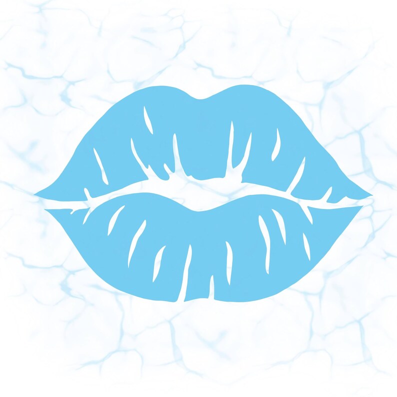 Blue Lips Svg, Lips Svg, Lips Png, Kiss Svg, Shirt Kiss Svg, Lips Shirt Svg, Dxf, Eps, Tumbler
