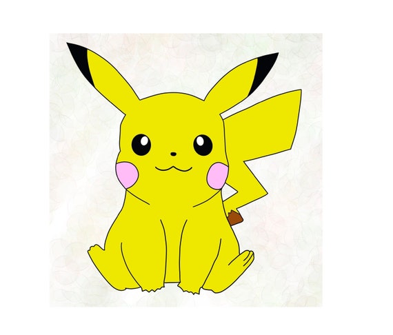 Pikachu SVG, PokemonSvg, Pikachu Png, Anime Svg, Cartoon Svg, Eps, Dxf,  Kids Shirt Svg, Pokemon Pikachu Svg, Pokemon Shirt, Pikachu Shirt