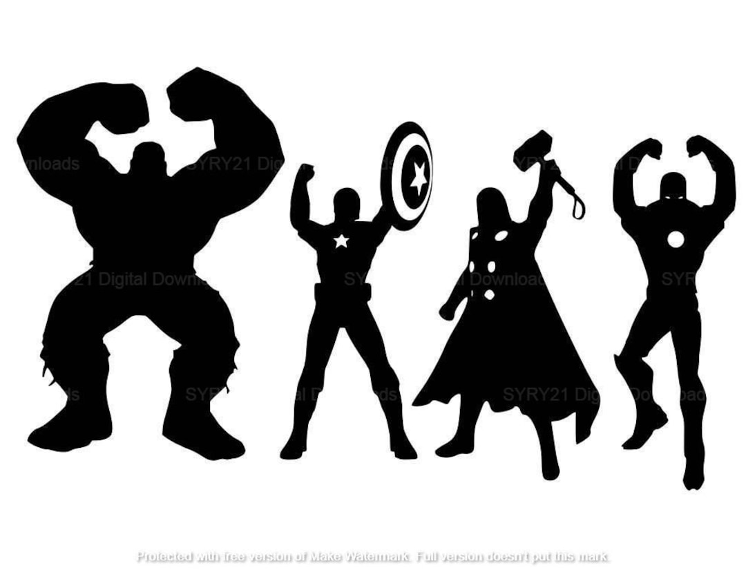 Avengers SVG, Superhero Svg, Superhero Movie Svg, Avengers Png