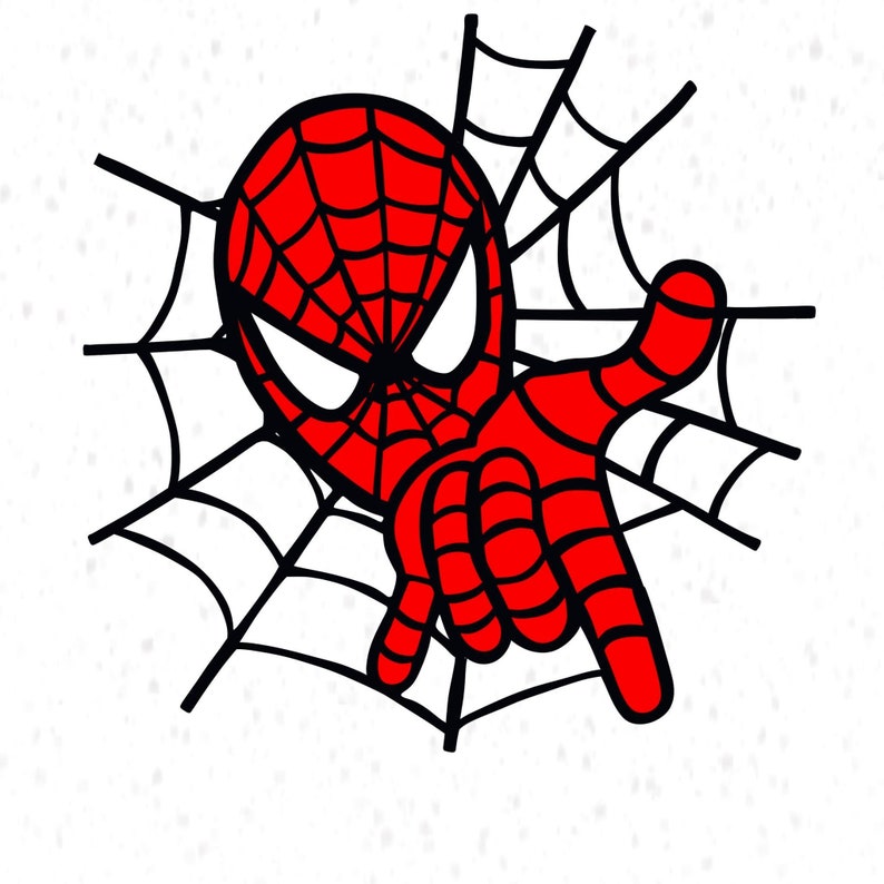 Spiderman Svg, Spiderman Png, Kids Shirt Svg, Cartoon Svg, Movie Svg, Hero Svg, Spiderman Clipart, Spider Svg, Red Spiderman Svg, Anime Svg image 1