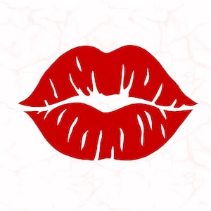Red Lips Svg, Lips Svg, Lips Png, Kiss Svg, Red Kiss Svg, Lips Shirt, Lips Shirt Svg, Kiss Svg, Dxf, Eps, Tumbler Lips Svg, Cricut Cut File