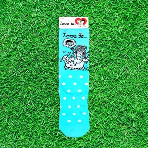 Love Is... Bubble Bath Socks, Y2K Cartoon Socks