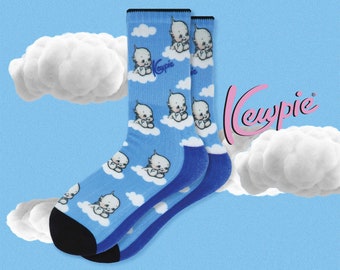 Kewpie Socken | Socken Wolke | Kewpie Merch | Crew Socken | Lustige Unisex-Socken | Kewpie Doll, Socken im Vintage-Stil, Kewpie Valentine, Kewpie Art