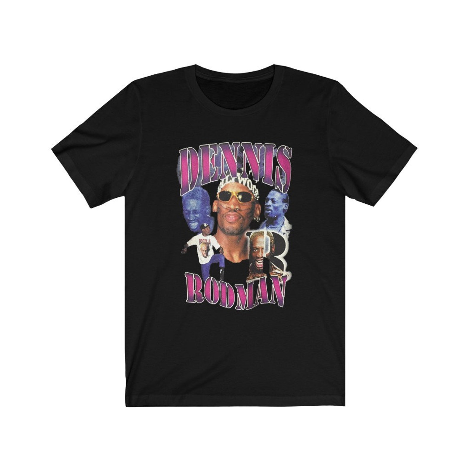 Dennis Rodman Shirt / Vintage Dennis Rodman T Shirt / Unisex T-shirt - Etsy