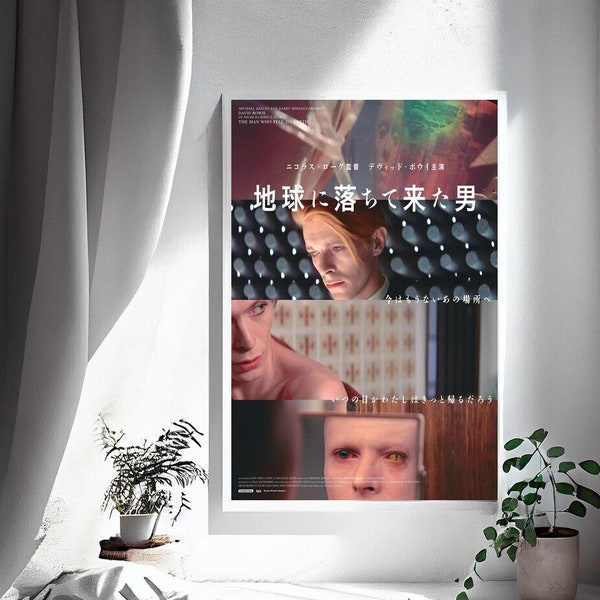 The Man Who Fell to Earth  Movie Poster Canvas Poster bedroom art Without frame 8x12''12x18''16x24''24x36''multiple choice