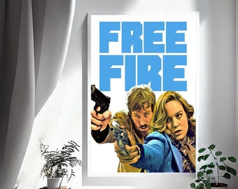 FREE FIRE Movie Poster Canvas Poster bedroom art Without frame 8x12''12x18''16x24''24x36''multiple choice