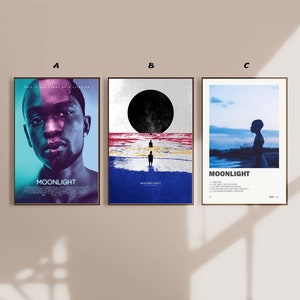 Moonlight 2016 Movie Poster Canvas Poster bedroom art Without frame 8x12&#39;&#39;12x18&#39;&#39;16x24&#39;&#39;24x36&#39;&#39;multiple choice