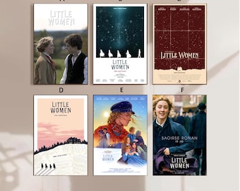 Little Women  Movie Poster Canvas Poster bedroom art Without frame 8x12&#39;&#39;12x18&#39;&#39;16x24&#39;&#39;24x36&#39;&#39;multiple choice