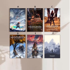 Horizon zero dawn Game Poster Canvas Poster bedroom art Without frame 8x12''12x18''16x24''24x36''multiple choice