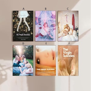 Póster de la película Las vírgenes suicidas, lienzo, arte para dormitorio, sin marco, 8 x 12 pulgadas, 12 x 18 pulgadas, 16 x 24 pulgadas, 24 x 36 pulgadas, opción múltiple