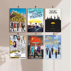 How i met your mother Movie Poster Canvas Poster bedroom art Without frame 8x12&#39;&#39;12x18&#39;&#39;16x24&#39;&#39;24x36&#39;&#39;multiple choice