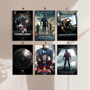 Captain America The Winter Soldier film Movie Poster Canvas Poster bedroom art Without frame 8x12&#39;&#39;12x18&#39;&#39;16x24&#39;&#39;24x36&#39;&#39;multiple choice