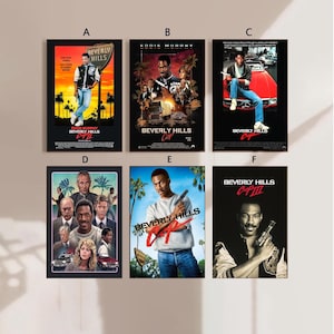 Beverly Hills Cop Movie Poster Canvas Poster bedroom art Without frame 8x12&#39;&#39;12x18&#39;&#39;16x24&#39;&#39;24x36&#39;&#39;multiple choice