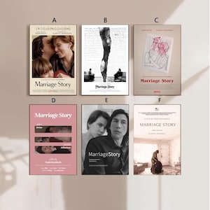 Marriage Story Movie Poster Leinwand Poster Schlafzimmerkunst Ohne Rahmen 8x12 &#39;&#39;12x18&#39;&#39;16x24&#39;&#39;24x36 &#39;&#39;mehrere Wahl