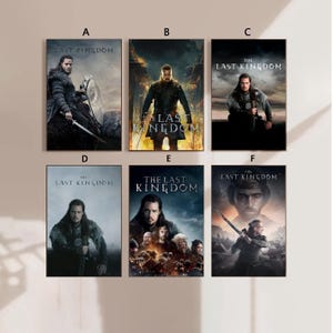 Póster de la película de la serie de televisión The Last Kingdom, lienzo, arte para dormitorio, sin marco, 8 x 12 pulgadas, 12 x 18 pulgadas, 16 x 24 pulgadas, 24 x 36 pulgadas, opción múltiple