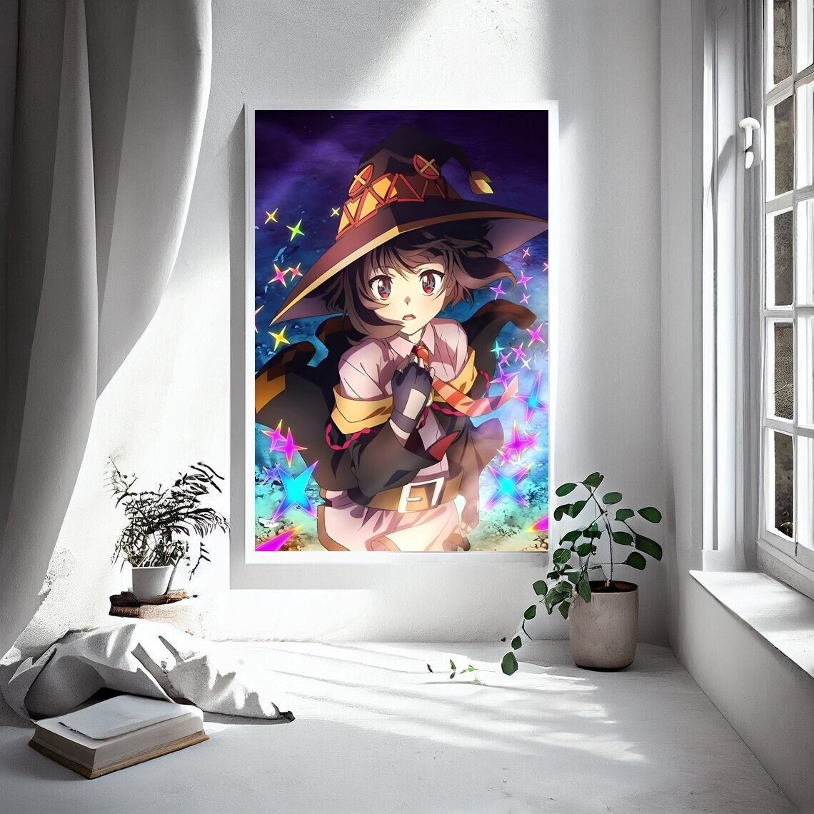 Anime Konosuba Poster Canvas Wall Art Posters Gifts Painting  20x30inch(50x75cm)