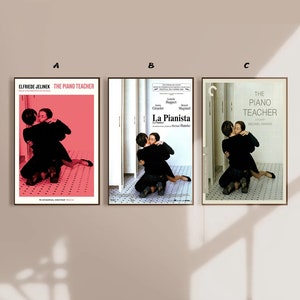 The Piano Teacher Movie Poster Canvas Poster bedroom art Without frame 8x12&#39;&#39;12x18&#39;&#39;16x24&#39;&#39;24x36&#39;&#39;multiple choice