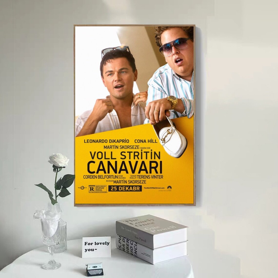 The Wolf of Wall Street Movie Poster Canvas Poster bedroom Etsy