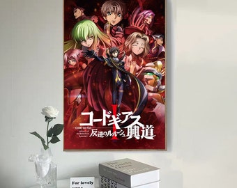 Code Geass Poster Etsy Code Geass Poster Etsy