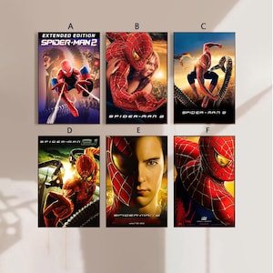 Spider-Man  Movie Poster Canvas Poster bedroom art Without frame 8x12&#39;&#39;12x18&#39;&#39;16x24&#39;&#39;24x36&#39;&#39;multiple choice