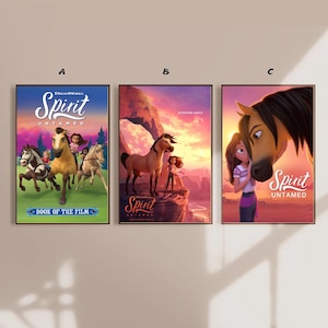 Spirit Untamed Anime Movie Poster Canvas Poster bedroom art Without frame 8x12&#39;&#39;12x18&#39;&#39;16x24&#39;&#39;24x36&#39;&#39;multiple choice