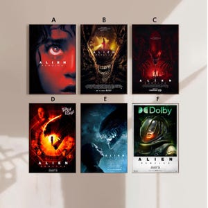 Alien Romulus Movie Poster Canvas Poster bedroom art Without frame 8x12&#39;&#39;12x18&#39;&#39;16x24&#39;&#39;24x36&#39;&#39;multiple choice