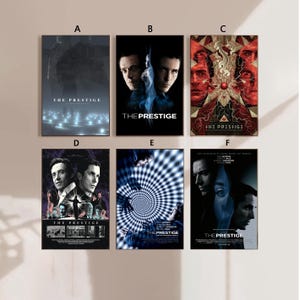 The Prestige Movie Poster Canvas Poster bedroom art Without frame 8x12&#39;&#39;12x18&#39;&#39;16x24&#39;&#39;24x36&#39;&#39;multiple choice