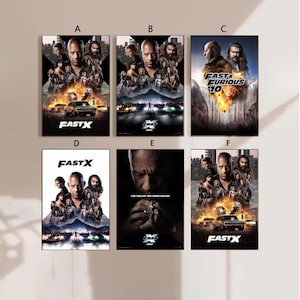 Fast & Furious 10 Movie Poster Canvas Poster bedroom art Without frame 8x12&#39;&#39;12x18&#39;&#39;16x24&#39;&#39;24x36&#39;&#39;multiple choice