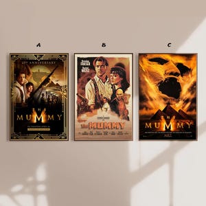 The Mummy 1999 Movie Poster Canvas Poster bedroom art Without frame 8x12''12x18''16x24''24x36''multiple choice