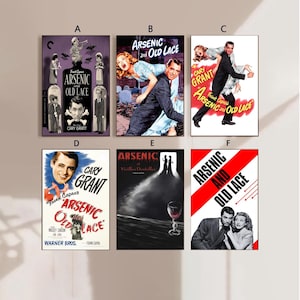 Arsenic and Old Lace Movie Poster Canvas Poster bedroom art Without frame 8x12''12x18''16x24''24x36''multiple choice