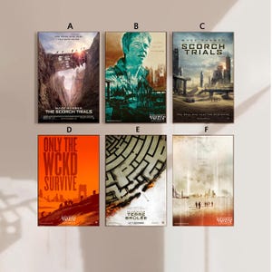 Maze Runner The Scorch Trials Movie Poster Canvas Poster bedroom art Without frame 8x12&#39;&#39;12x18&#39;&#39;16x24&#39;&#39;24x36&#39;&#39;multiple choice