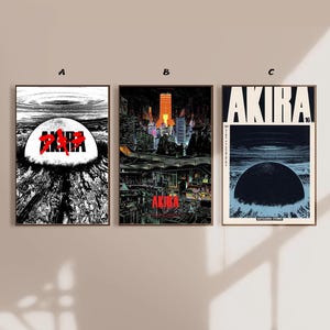 Akira Game Poster Canvas Poster arte de quarto Sem moldura 8x12''12x18''16x24''24x36''múltipla escolha