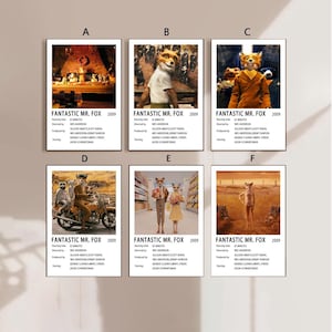 Fantastic Mr. Fox Movie Poster Canvas Poster bedroom art Without frame 8x12&#39;&#39;12x18&#39;&#39;16x24&#39;&#39;24x36&#39;&#39;multiple choice
