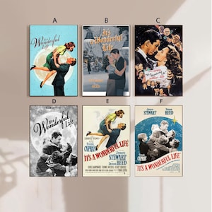 It&#39;s a wonderful life 1946 Movie Poster Canvas Poster bedroom art Without frame 8x12&#39;&#39;12x18&#39;&#39;16x24&#39;&#39;24x36&#39;&#39;multiple choice