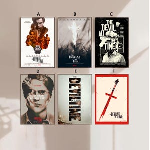 The Devil All the Time Movie Poster Canvas Poster bedroom art Without frame 8x12&#39;&#39;12x18&#39;&#39;16x24&#39;&#39;24x36&#39;&#39;multiple choice